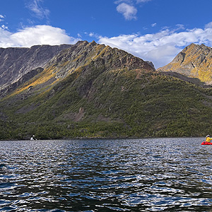 Travesia Øksfjordjøkelen